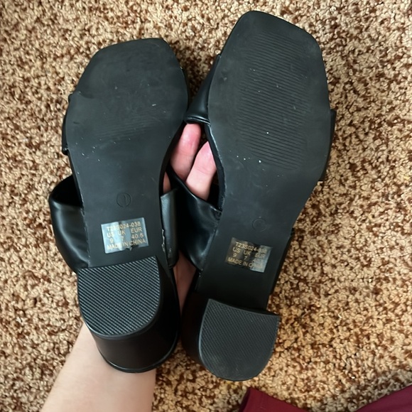 Trary Square Toe Heels - Picture 7 of 8